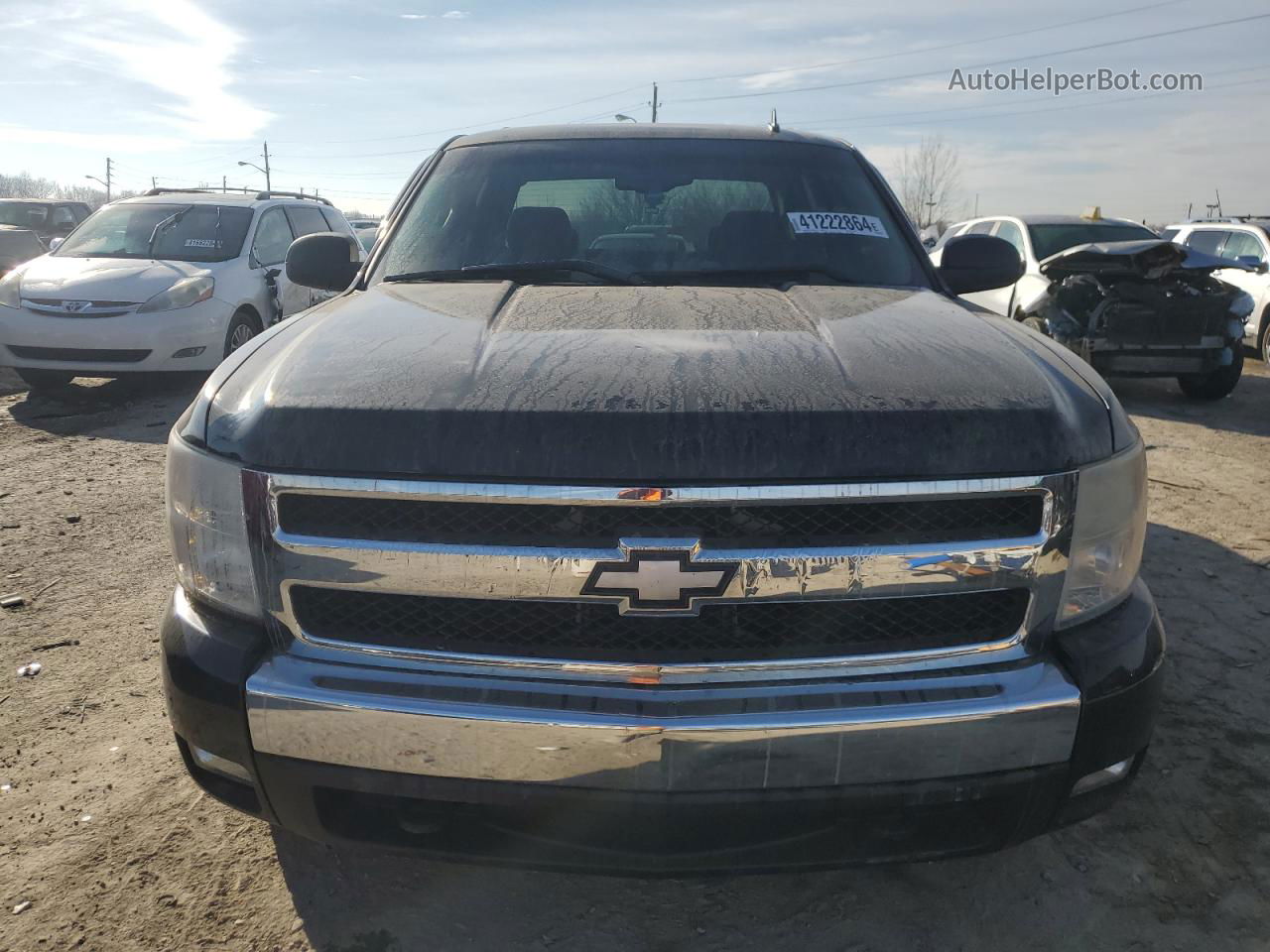 2008 Chevrolet Silverado K1500 Black vin: 2GCEK13C681185764