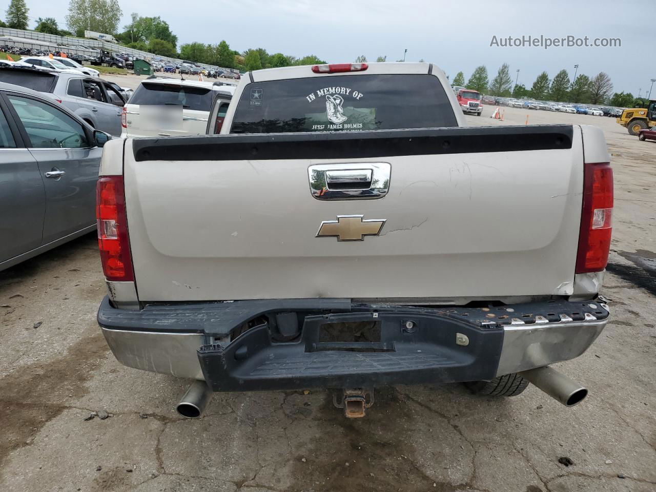 2008 Chevrolet Silverado K1500 Beige vin: 2GCEK13CX81256853