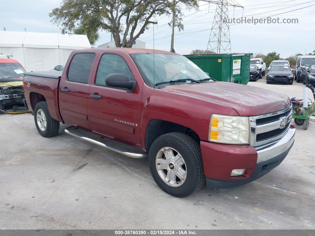 2008 Chevrolet Silverado 1500 Lt2 Maroon vin: 2GCEK13M181205752