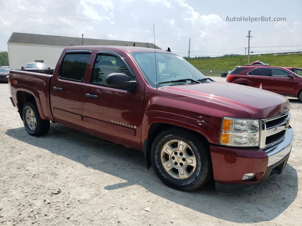 2008 Chevrolet Silverado K1500 Burgundy vin: 2GCEK13M281148784