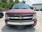 2008 Chevrolet Silverado K1500 Burgundy vin: 2GCEK13M281148784