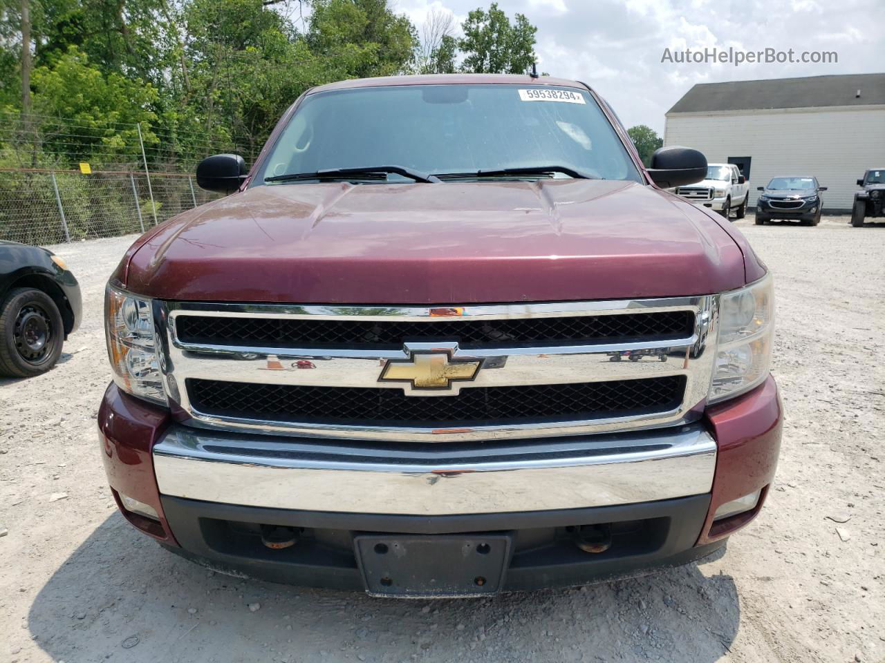 2008 Chevrolet Silverado K1500 Burgundy vin: 2GCEK13M281148784