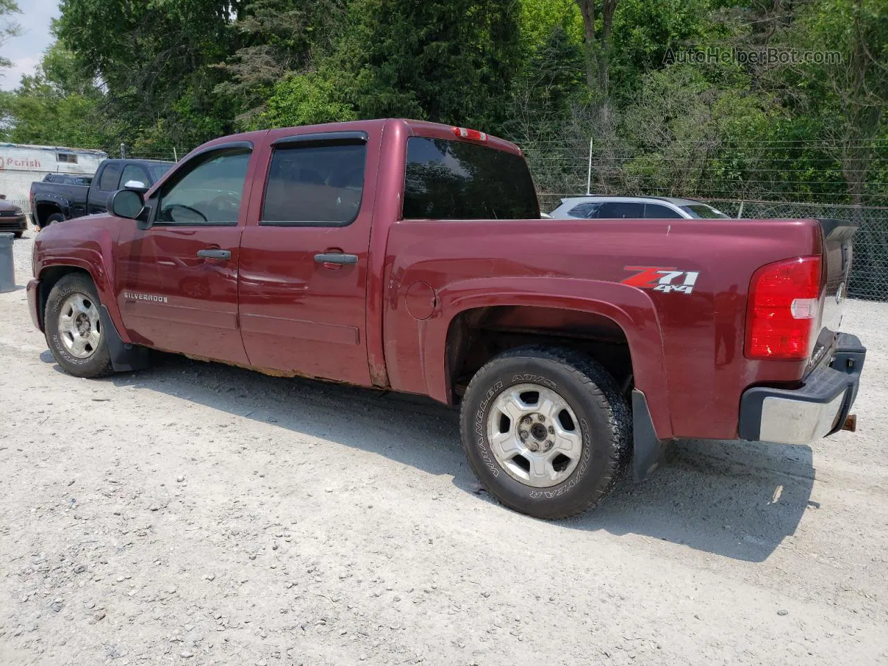 2008 Chevrolet Silverado K1500 Burgundy vin: 2GCEK13M281148784