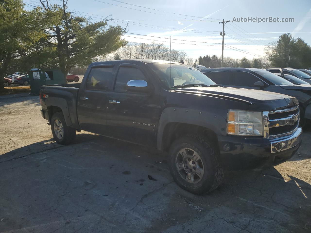 2008 Chevrolet Silverado K1500 Синий vin: 2GCEK13M581118534