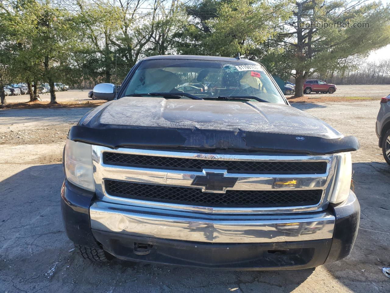 2008 Chevrolet Silverado K1500 Синий vin: 2GCEK13M581118534