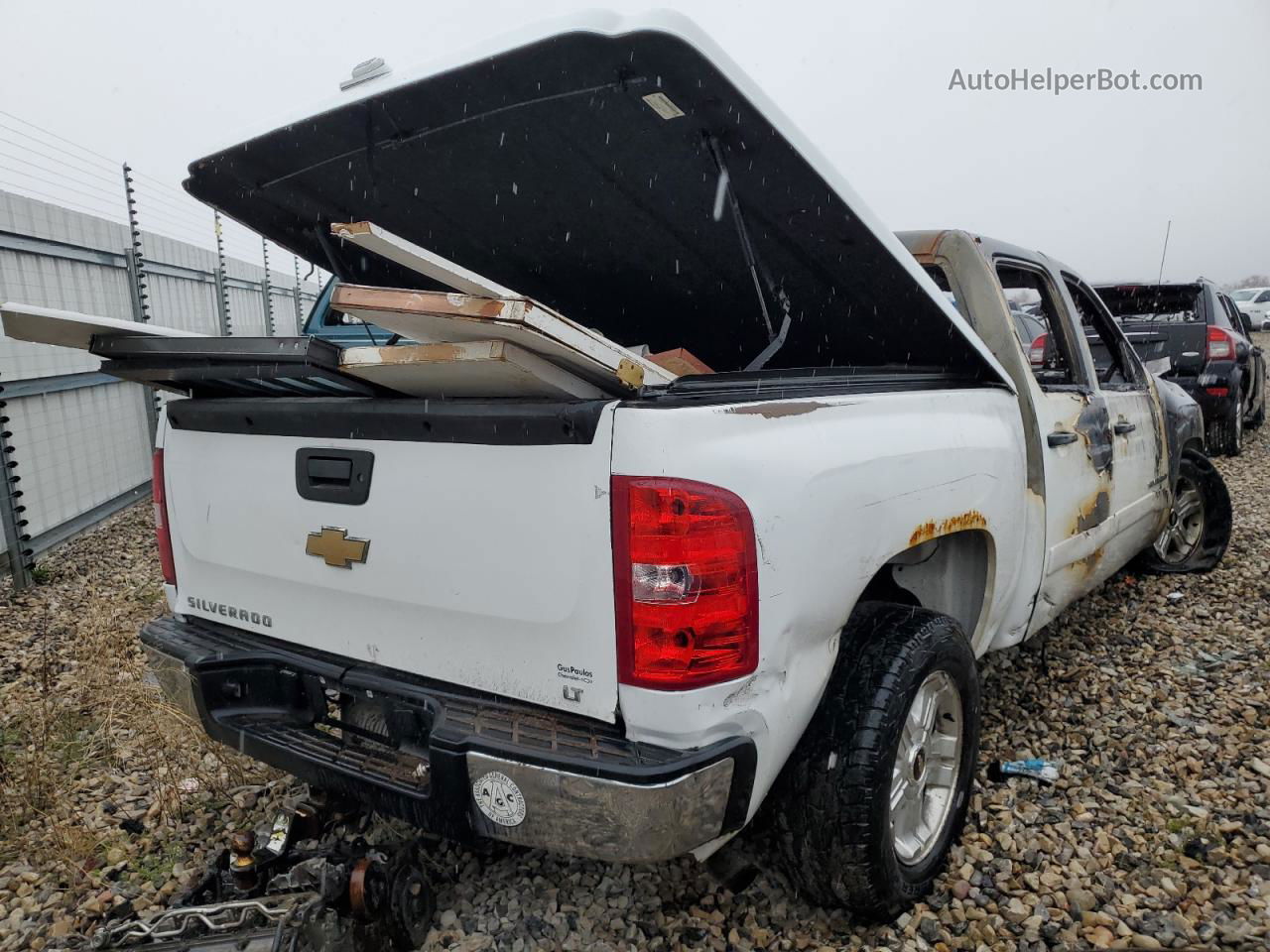 2008 Chevrolet Silverado K1500 Белый vin: 2GCEK13M681187233