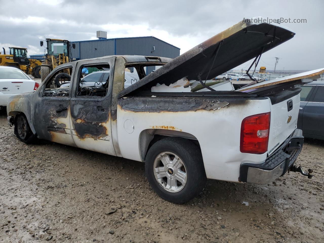 2008 Chevrolet Silverado K1500 White vin: 2GCEK13M681187233