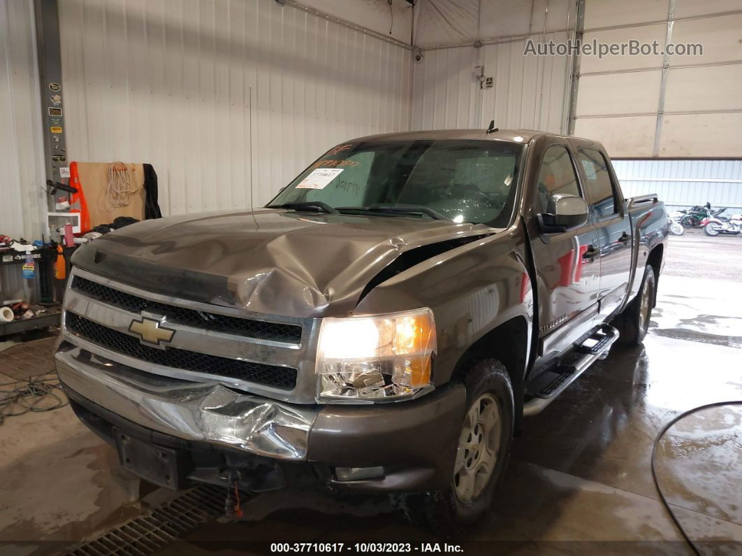 2008 Chevrolet Silverado 1500 Lt W/1lt Коричневый vin: 2GCEK13M881175763