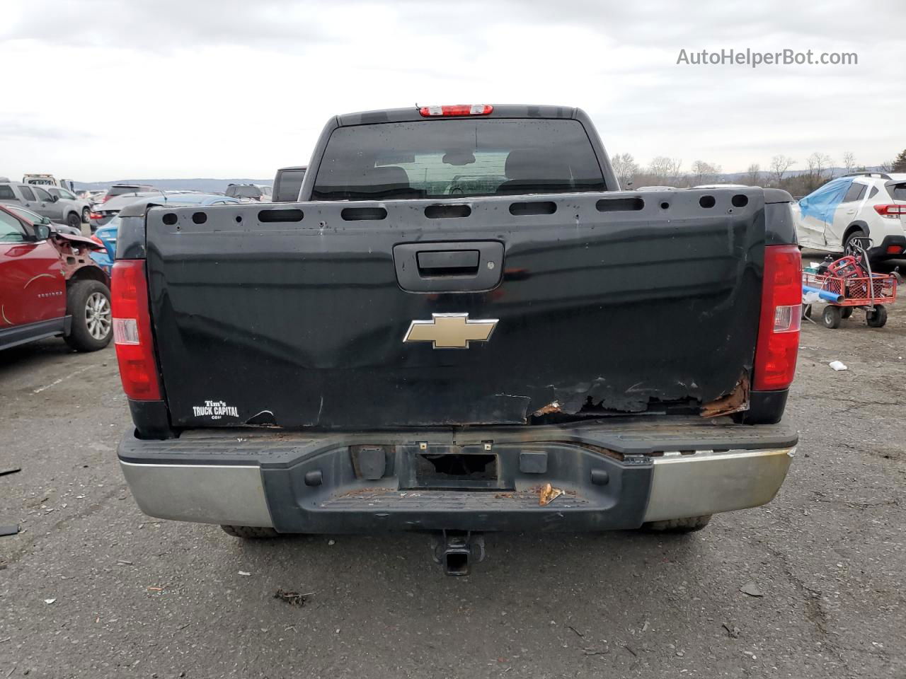 2008 Chevrolet Silverado K1500 Black vin: 2GCEK190281314287