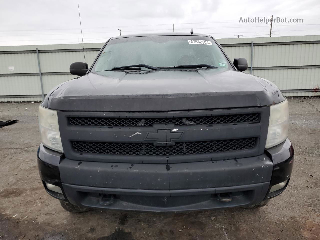 2008 Chevrolet Silverado K1500 Black vin: 2GCEK190281314287