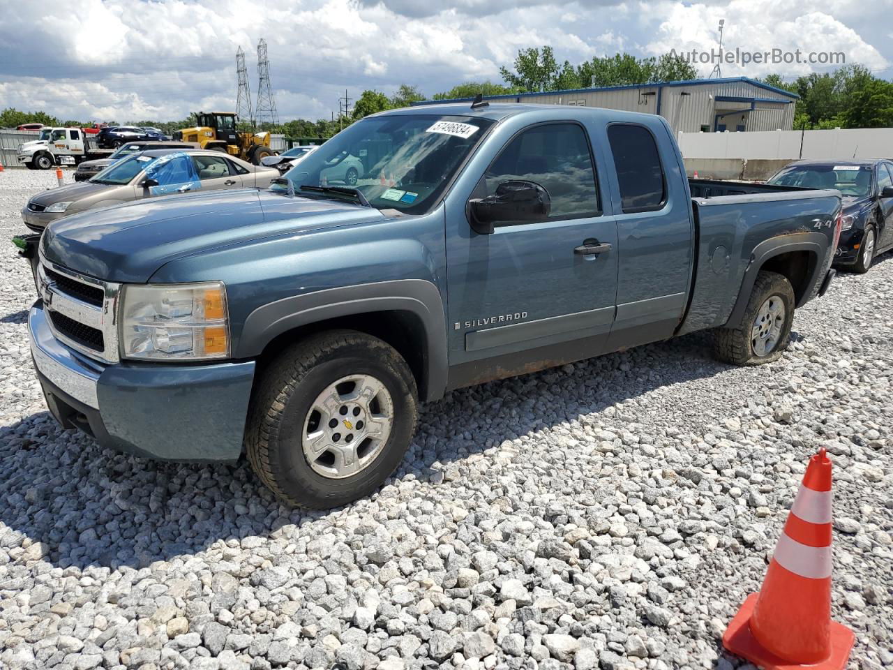 2008 Chevrolet Silverado K1500 Black vin: 2GCEK190381171818