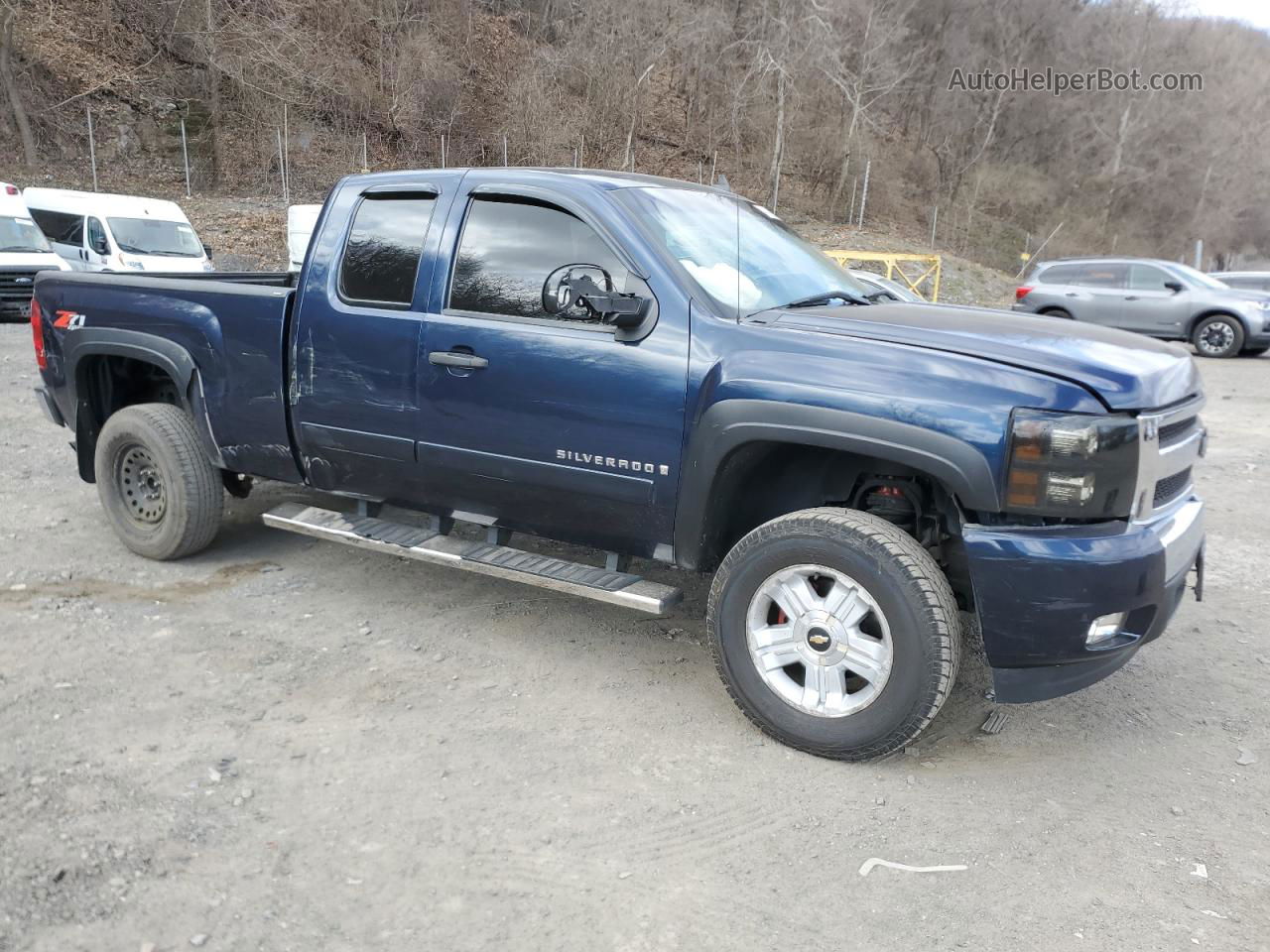 2008 Chevrolet Silverado K1500 Blue vin: 2GCEK190581149349