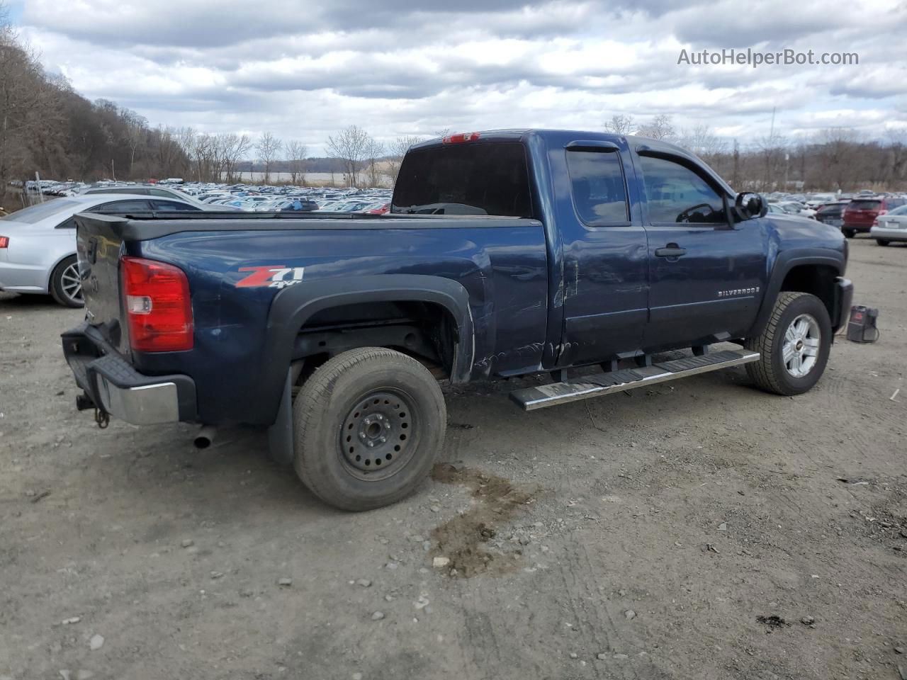 2008 Chevrolet Silverado K1500 Blue vin: 2GCEK190581149349