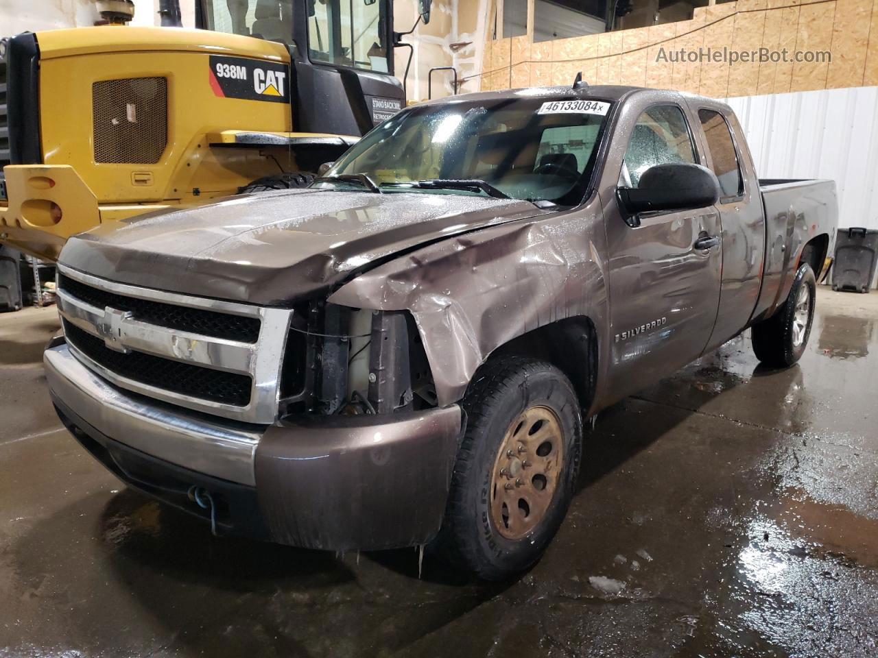 2008 Chevrolet Silverado K1500 Gray vin: 2GCEK19C281253453