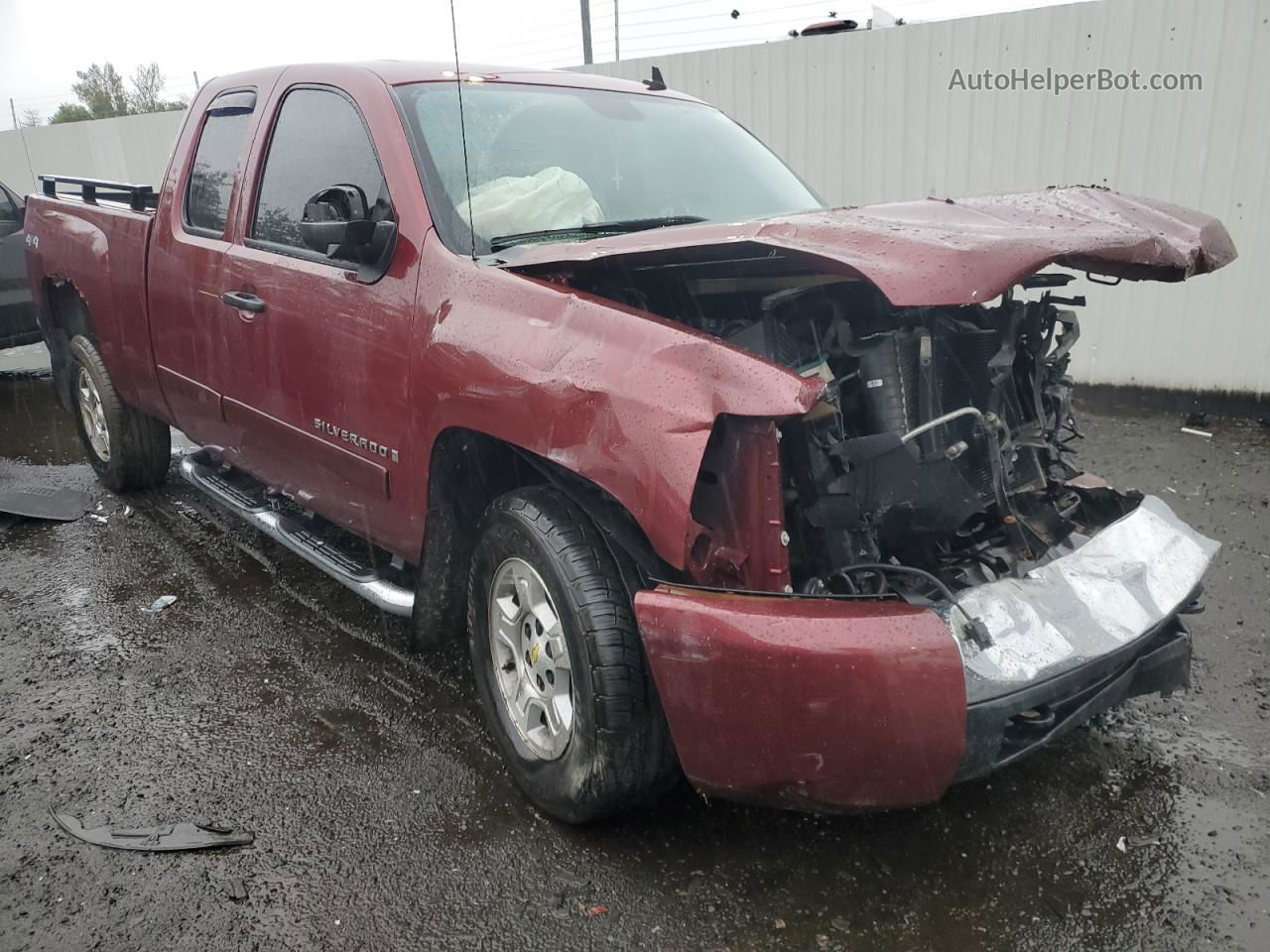 2008 Chevrolet Silverado K1500 Maroon vin: 2GCEK19C281316082