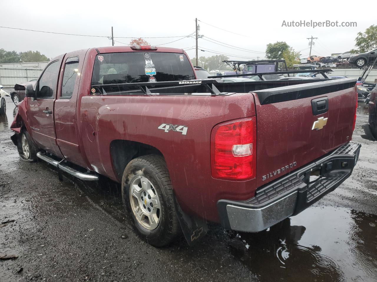 2008 Chevrolet Silverado K1500 Темно-бордовый vin: 2GCEK19C281316082