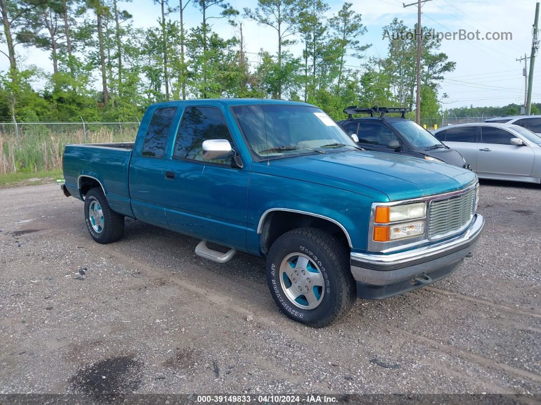 1993 Chevrolet Gmt-400 K1500 Green vin: 2GCEK19H1P1198195