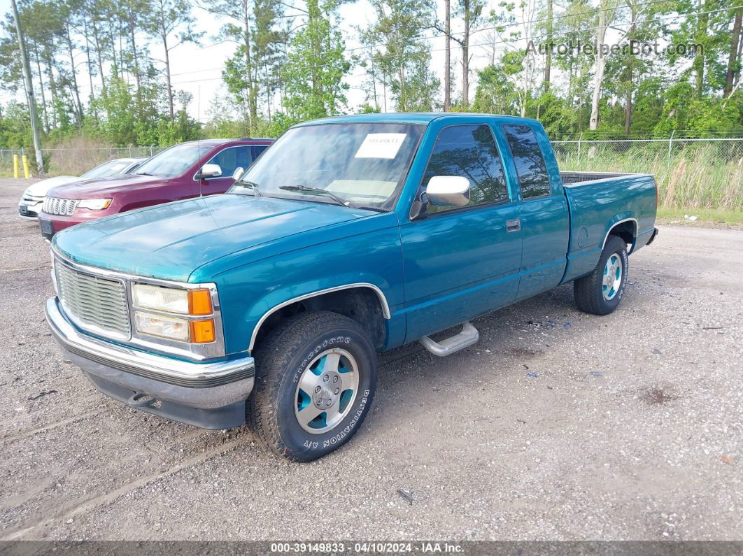 1993 Chevrolet Gmt-400 K1500 Green vin: 2GCEK19H1P1198195