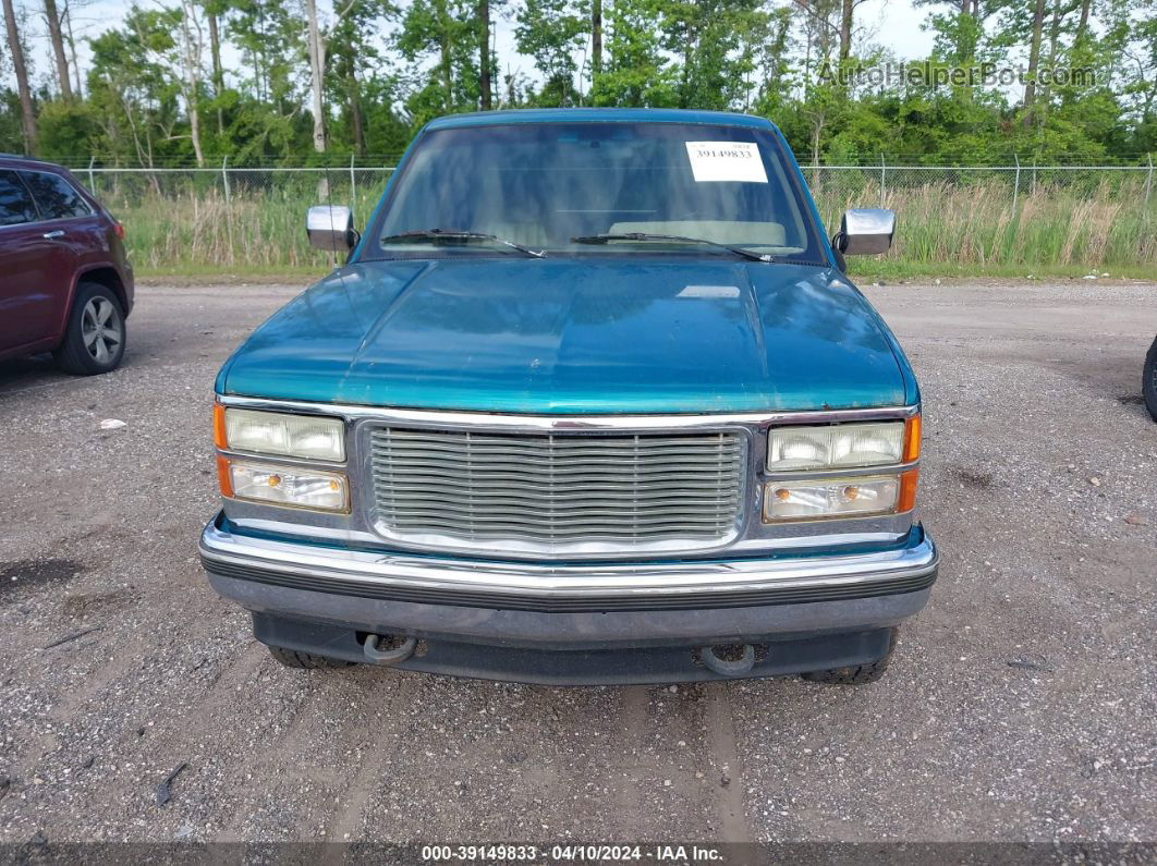 1993 Chevrolet Gmt-400 K1500 Green vin: 2GCEK19H1P1198195