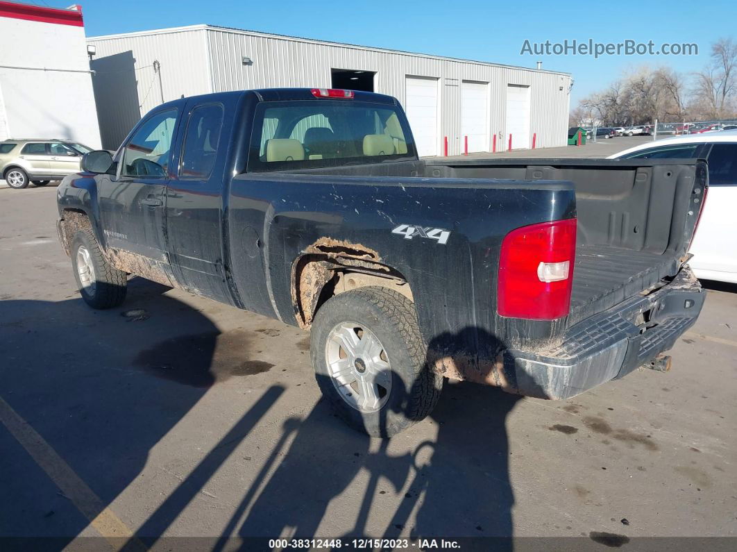 2008 Chevrolet Silverado 1500 Lt1 Black vin: 2GCEK19J181321532