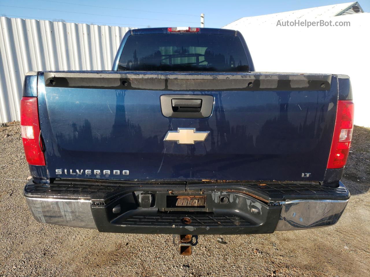 2008 Chevrolet Silverado K1500 Blue vin: 2GCEK19J281290338