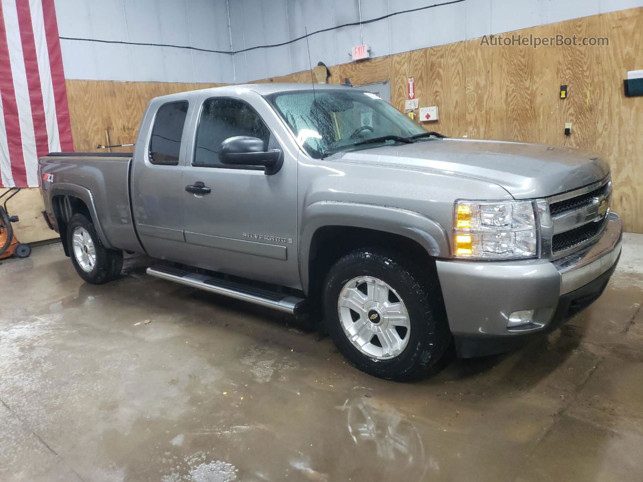 2008 Chevrolet Silverado K1500 Gray vin: 2GCEK19J381203157