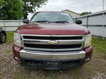 2008 Chevrolet Silverado K1500 Maroon vin: 2GCEK19J581125903