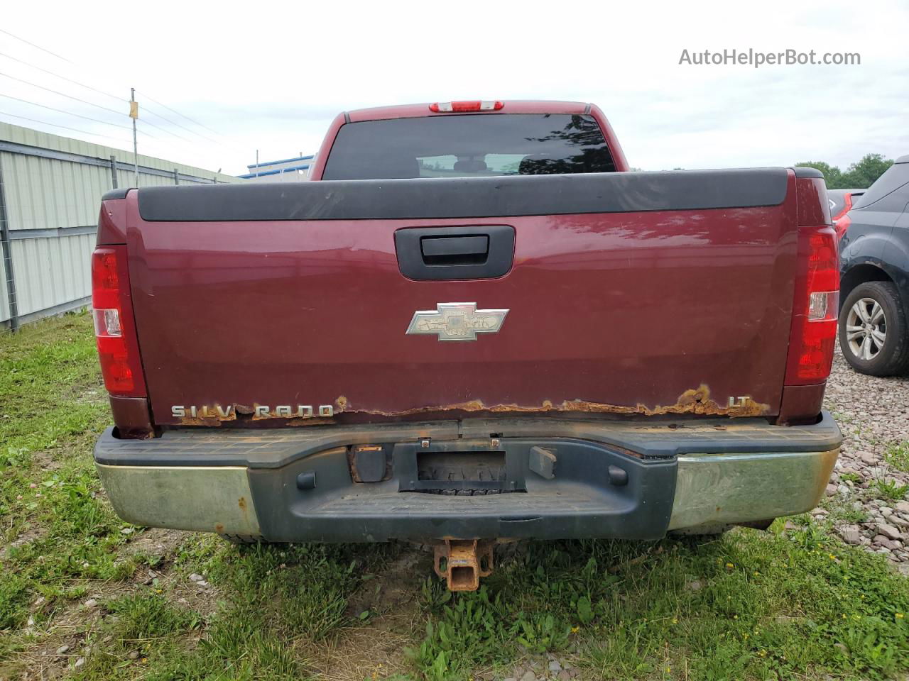 2008 Chevrolet Silverado K1500 Maroon vin: 2GCEK19J581125903