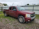 2008 Chevrolet Silverado K1500 Maroon vin: 2GCEK19J581125903