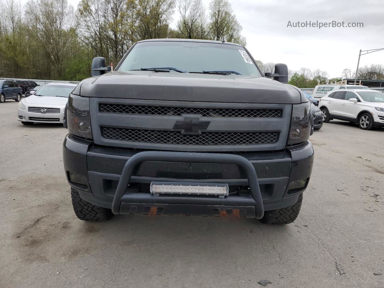 2008 Chevrolet Silverado K1500 Black vin: 2GCEK19J881106861