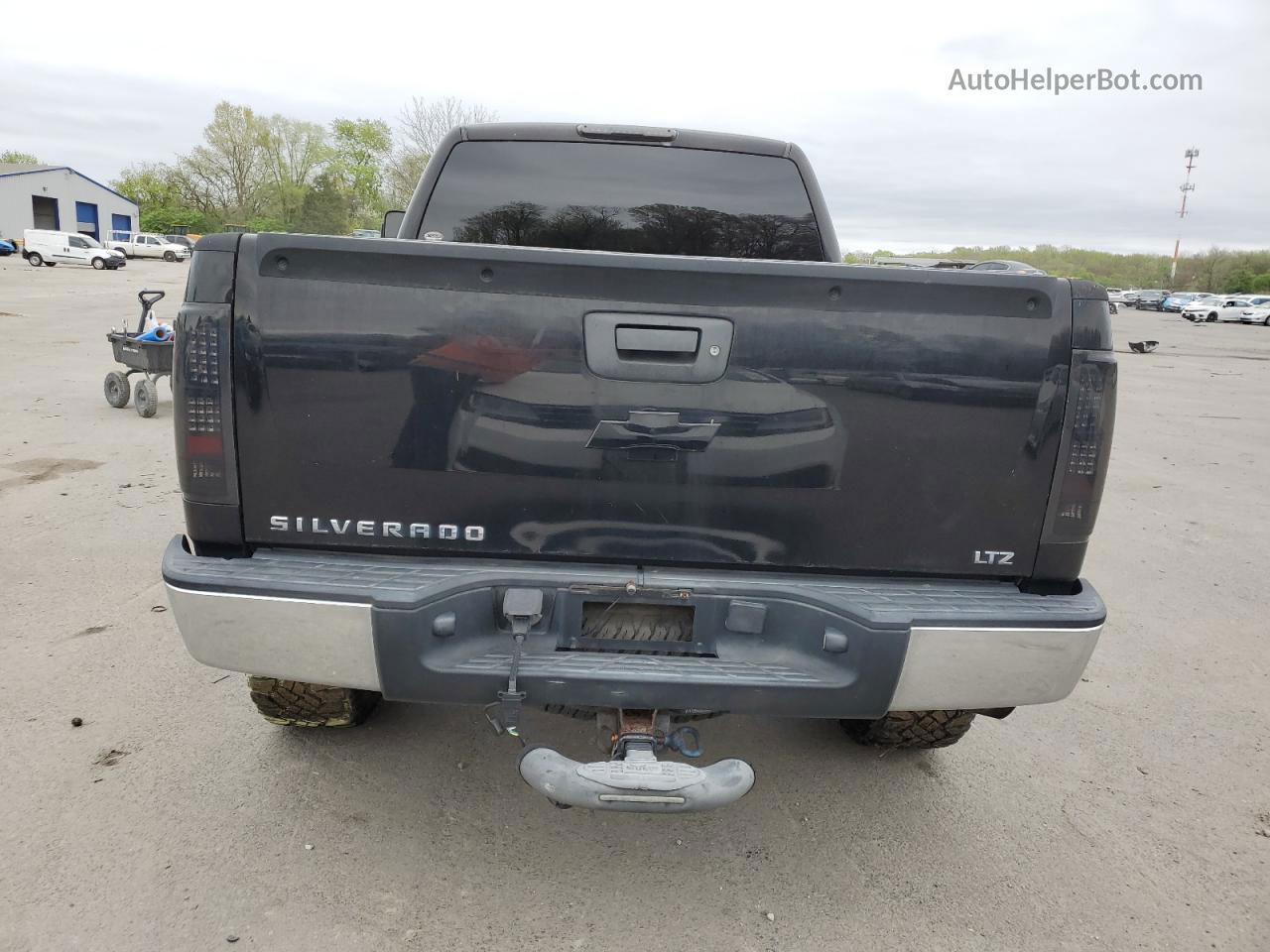 2008 Chevrolet Silverado K1500 Black vin: 2GCEK19J881106861