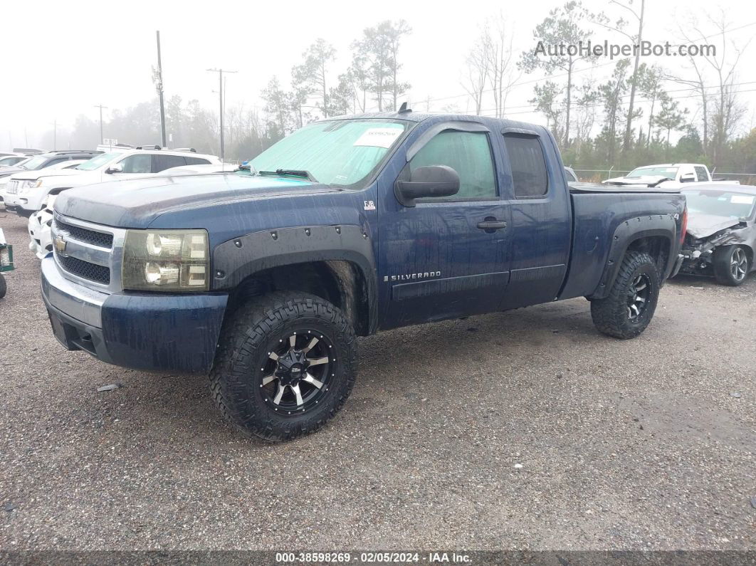 2008 Chevrolet Silverado 1500 Lt1 Blue vin: 2GCEK19J881206183