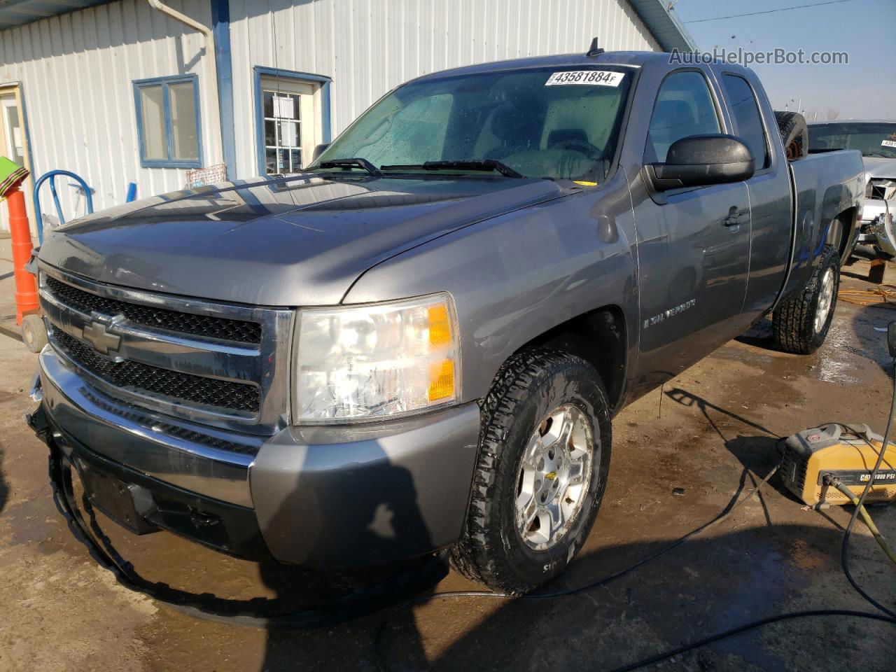 2008 Chevrolet Silverado K1500 Gray vin: 2GCEK19J881249048