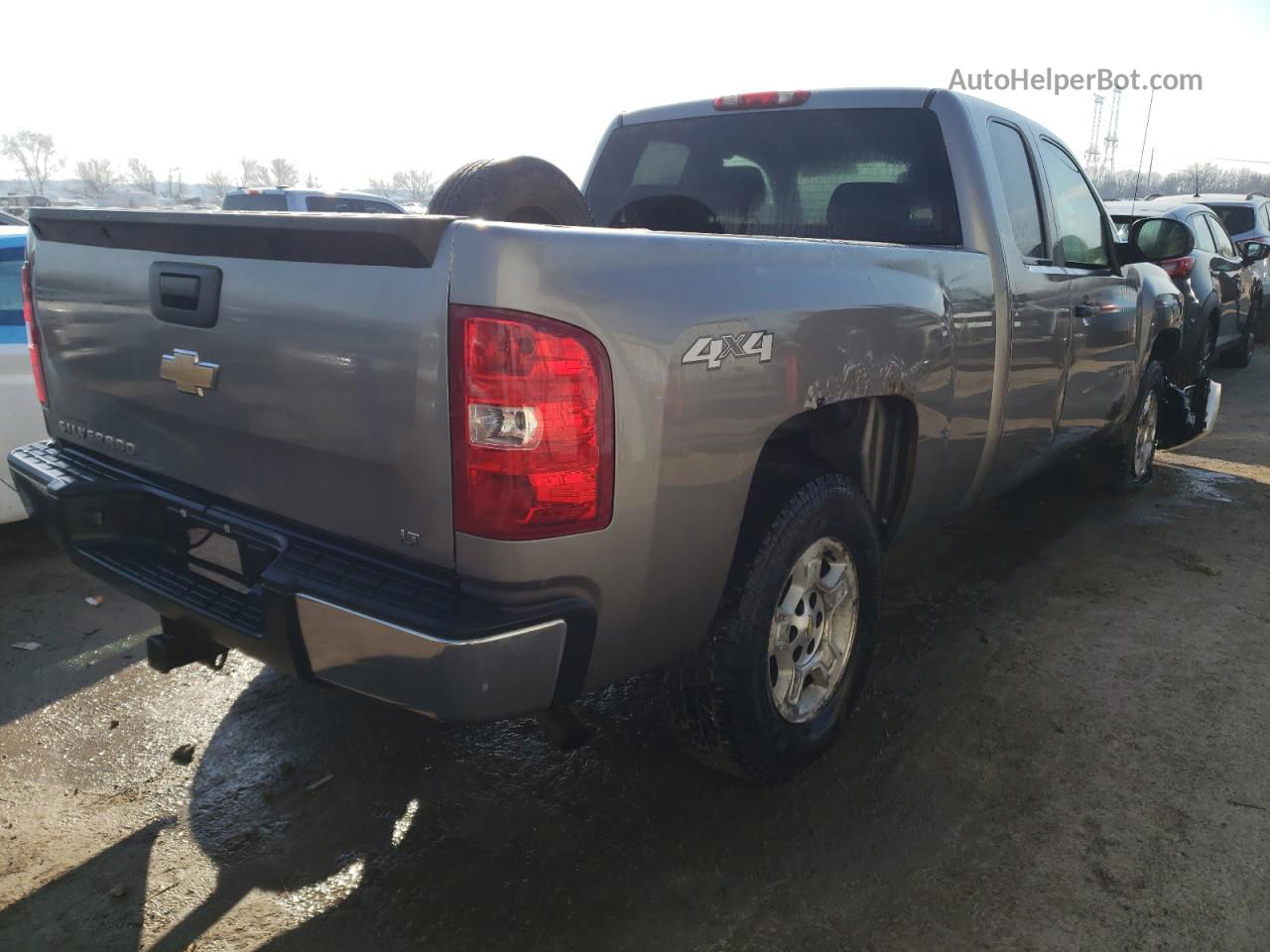 2008 Chevrolet Silverado K1500 Gray vin: 2GCEK19J881249048