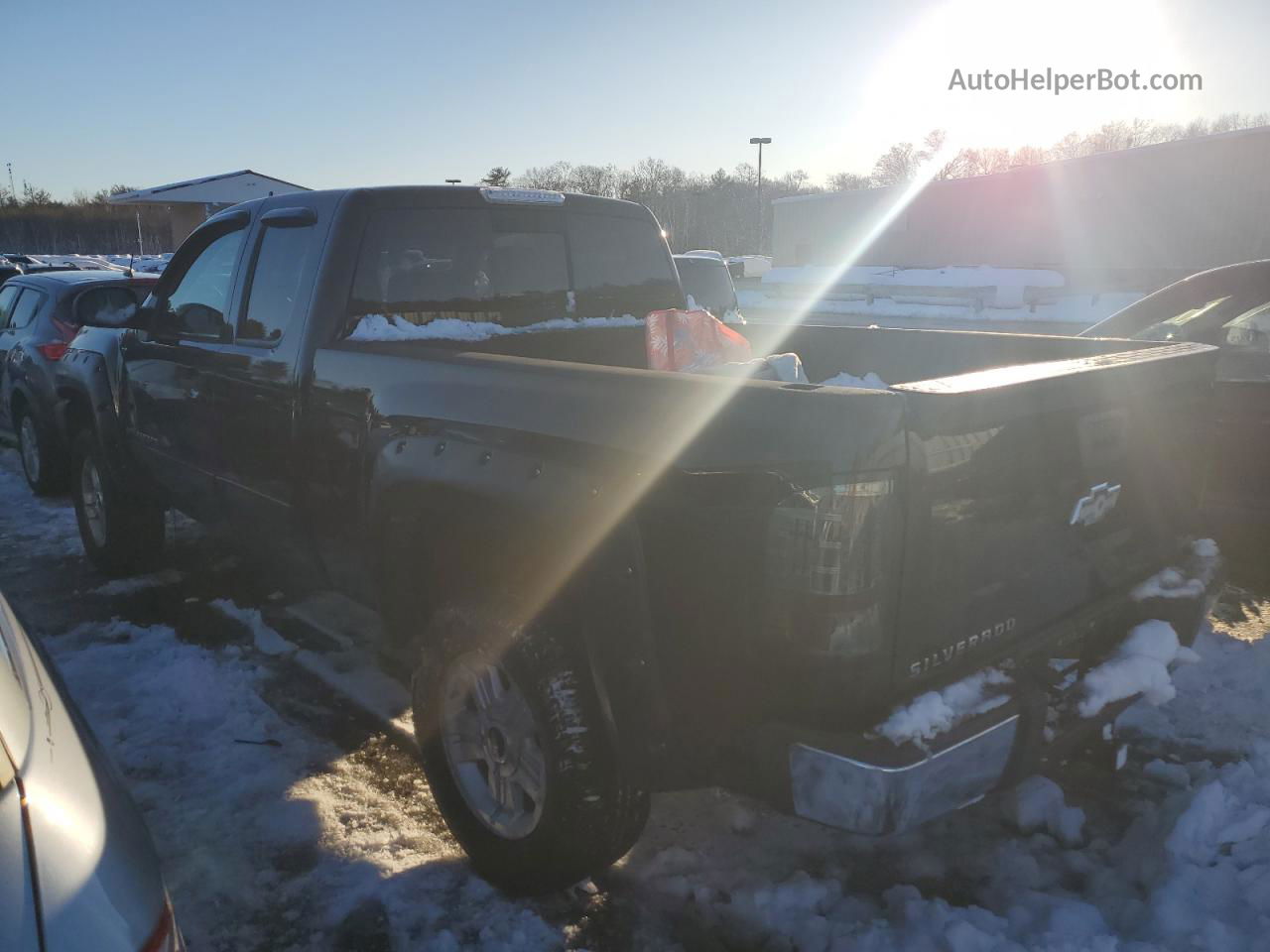 2008 Chevrolet Silverado K1500 Black vin: 2GCEK19J881255190