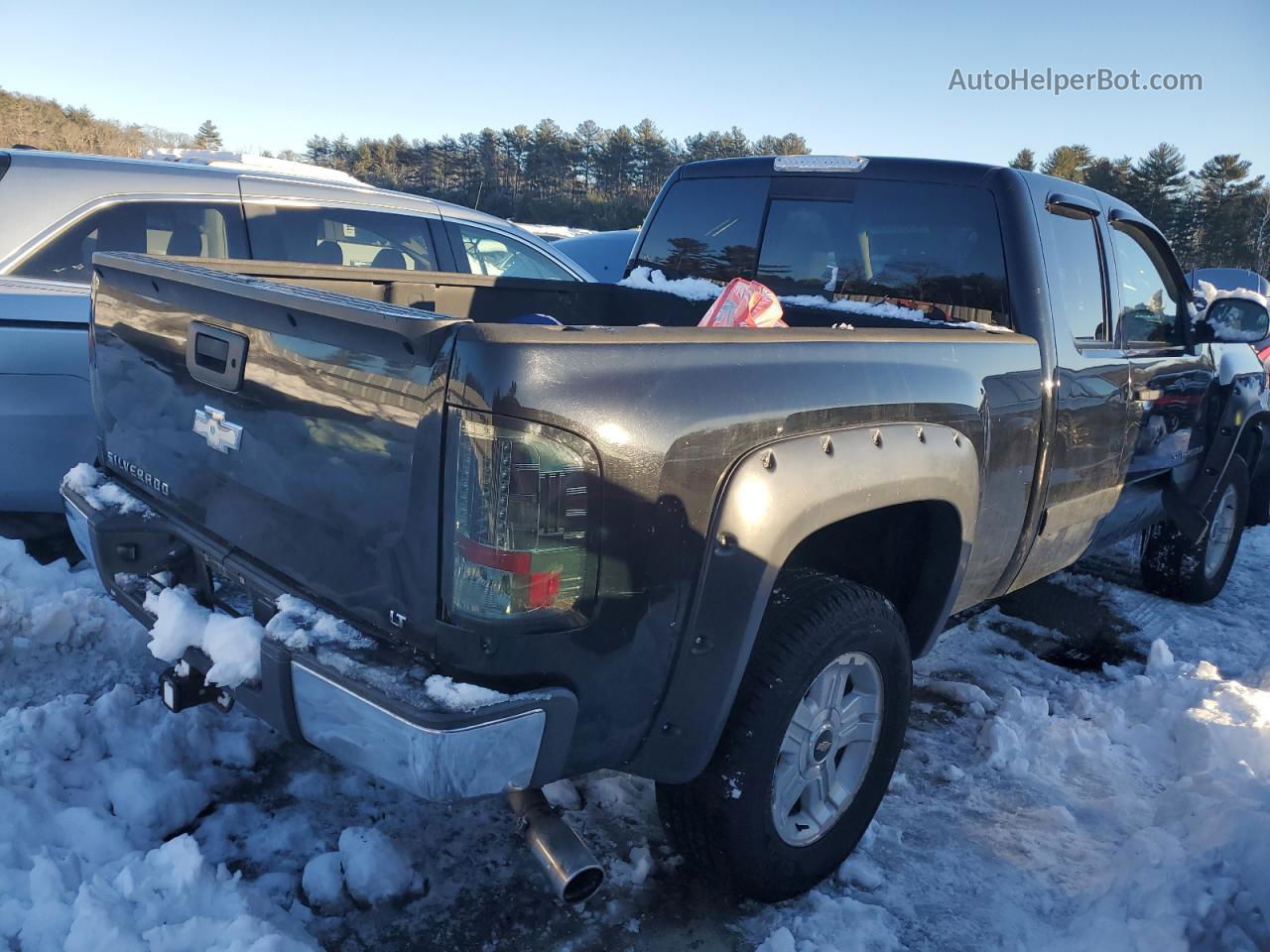 2008 Chevrolet Silverado K1500 Black vin: 2GCEK19J881255190