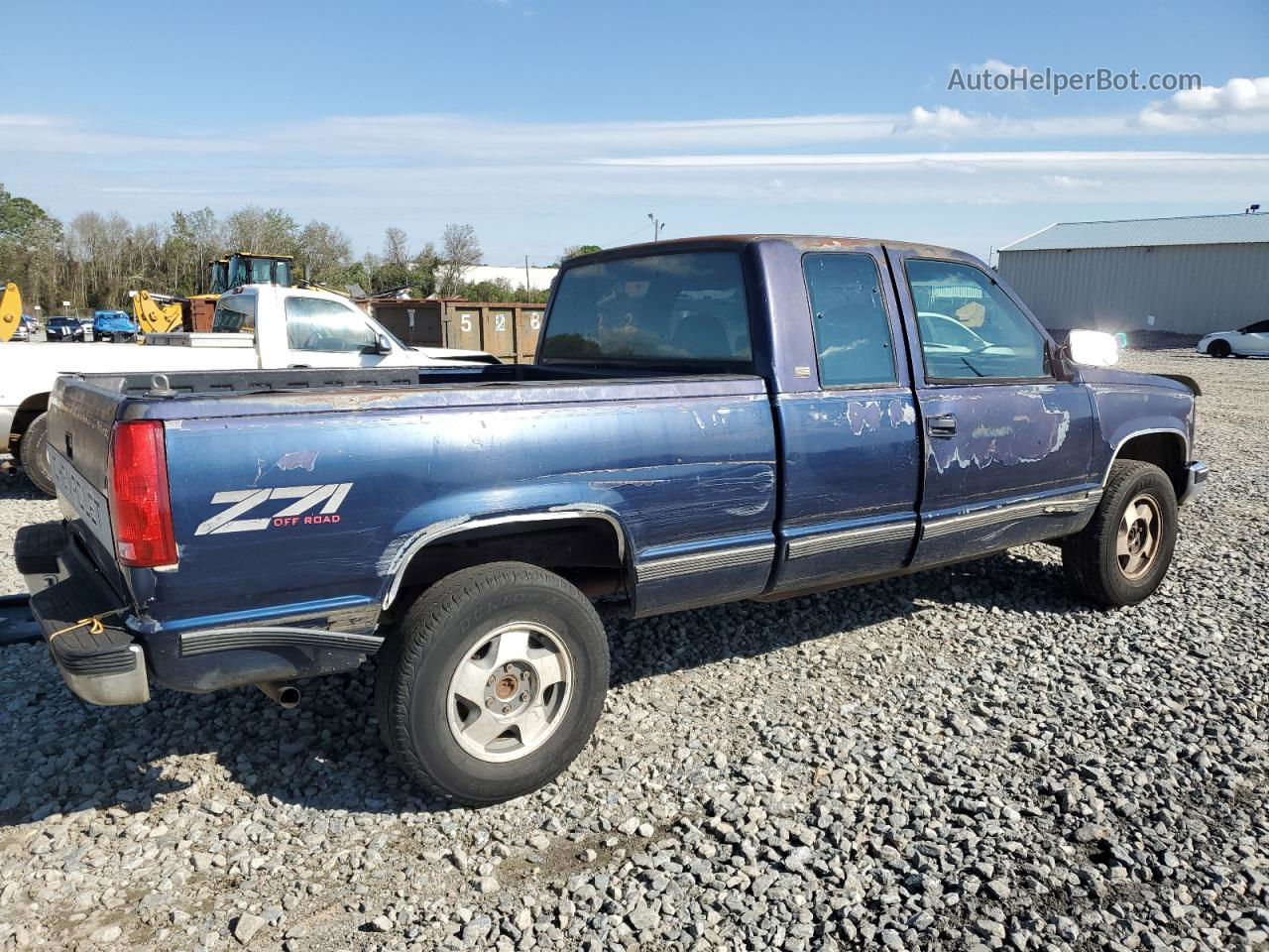 1993 Chevrolet Gmt-400 K1500 Blue vin: 2GCEK19K1P1211538