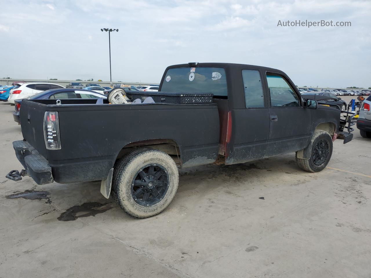 1993 Chevrolet Gmt-400 K1500 Black vin: 2GCEK19K1P1254731