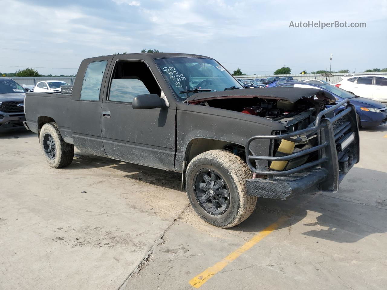 1993 Chevrolet Gmt-400 K1500 Black vin: 2GCEK19K1P1254731