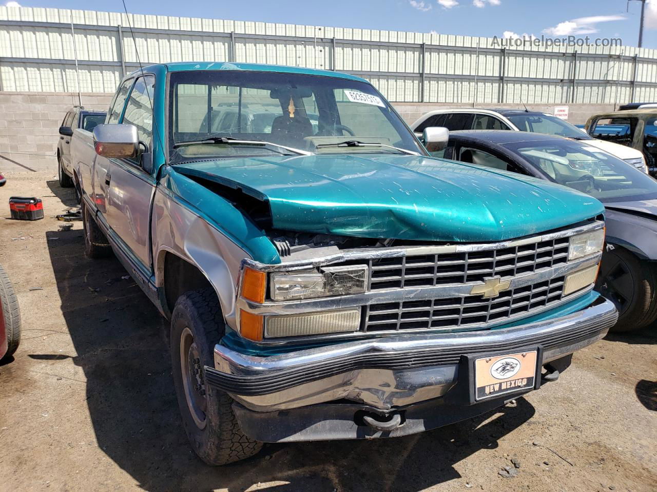 1993 Chevrolet Gmt-400 K1500 Teal vin: 2GCEK19K3P1135398