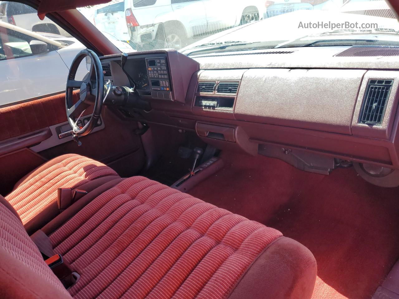 1993 Chevrolet Gmt-400 K1500 Burgundy vin: 2GCEK19K3P1166764