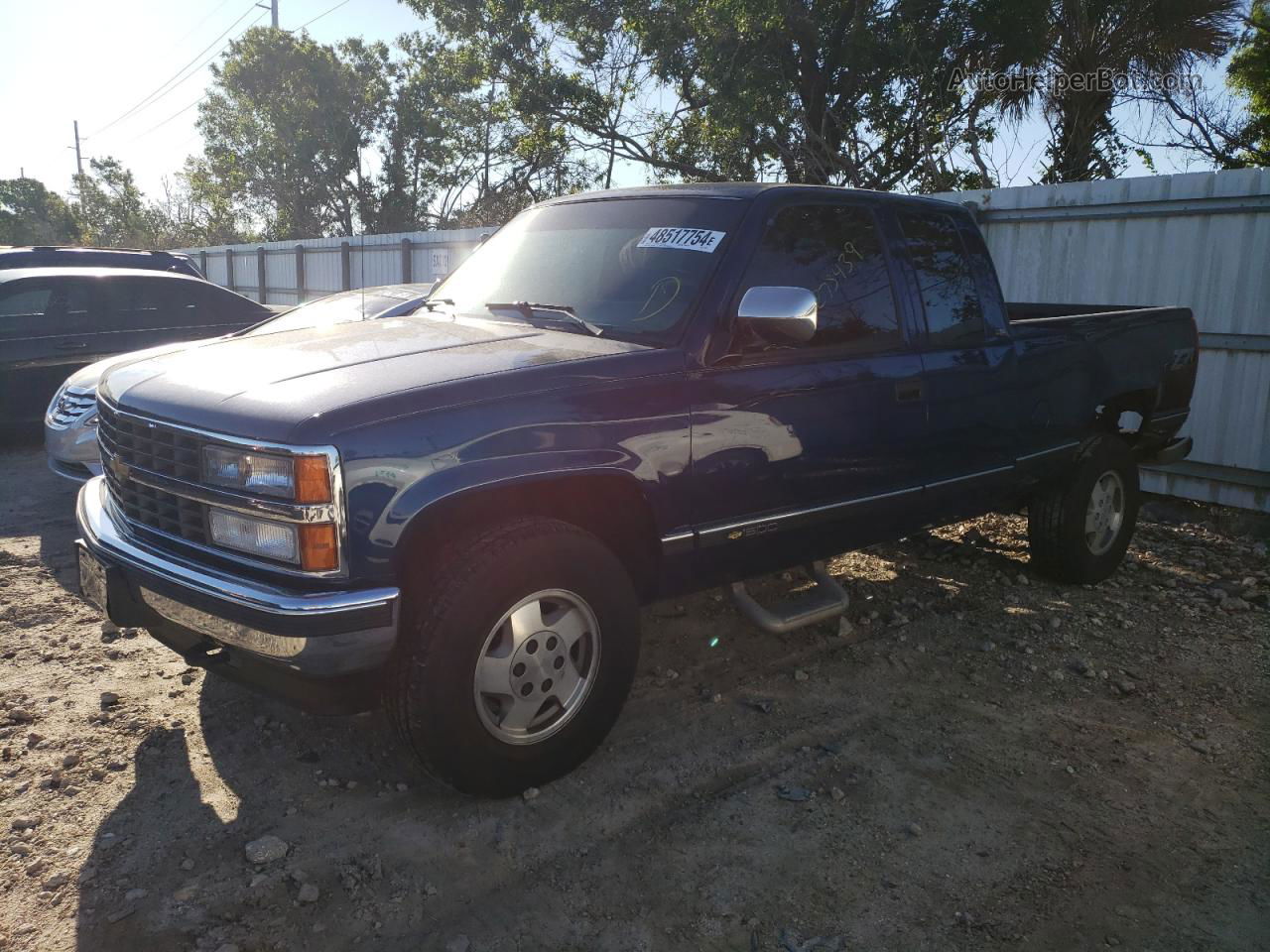 1993 Chevrolet Gmt-400 K1500 Blue vin: 2GCEK19K3P1170619