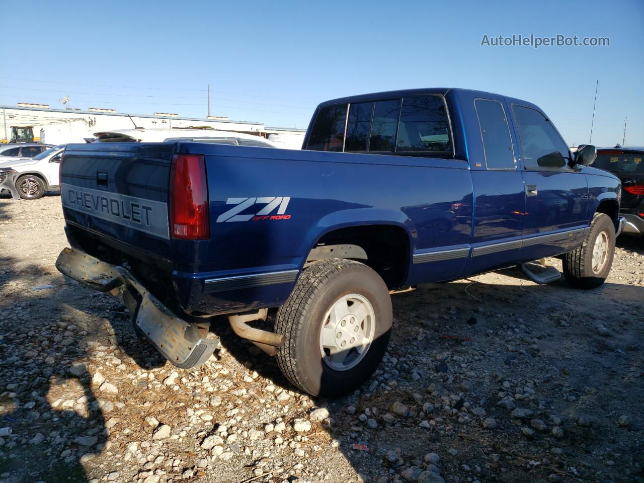 1993 Chevrolet Gmt-400 K1500 Blue vin: 2GCEK19K3P1170619