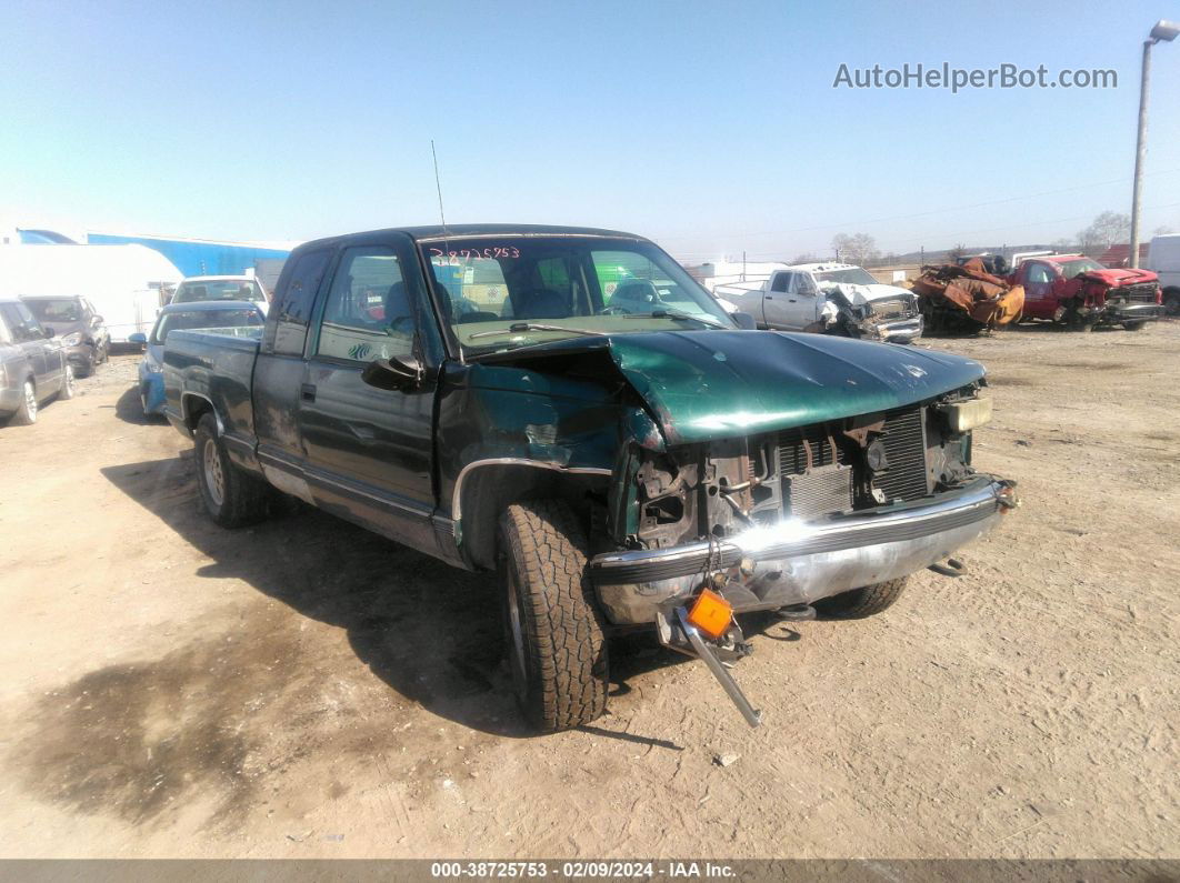 1993 Chevrolet Gmt-400 K1500 Green vin: 2GCEK19K3P1230527