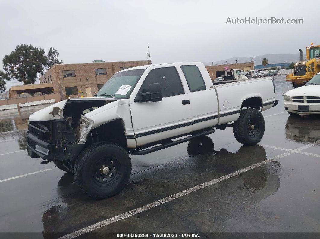 1993 Chevrolet Gmt-400 K1500 White vin: 2GCEK19K7P1238582