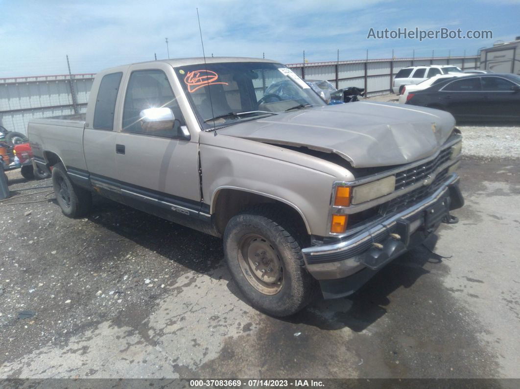 1993 Chevrolet Gmt-400 K1500 Бежевый vin: 2GCEK19K9P1251835