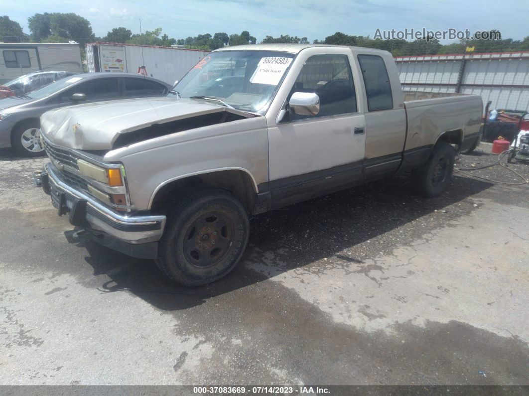 1993 Chevrolet Gmt-400 K1500 Beige vin: 2GCEK19K9P1251835