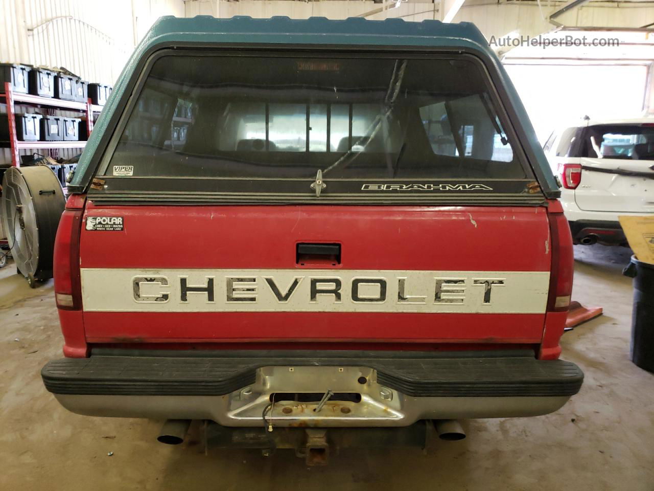 1993 Chevrolet Gmt-400 K1500 Red vin: 2GCEK19KXP1249138