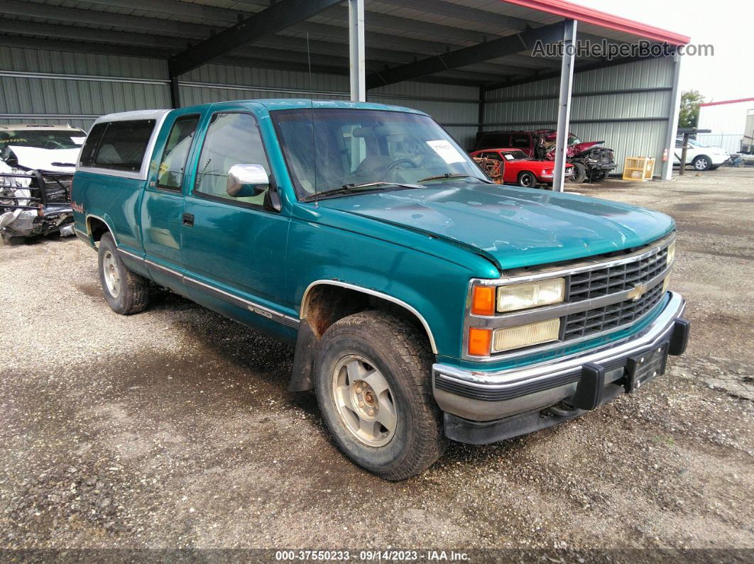 1993 Chevrolet Gmt-400 K1500 Green vin: 2GCEK19KXP1254565