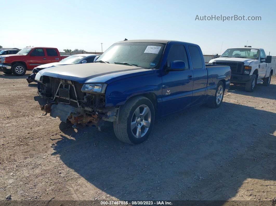 2003 Chevrolet Silverado Ss   Blue vin: 2GCEK19N131365445